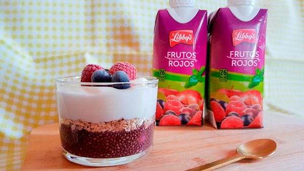 Parfait de frutos rojos