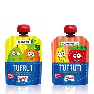 Tufruti, puré de frutas