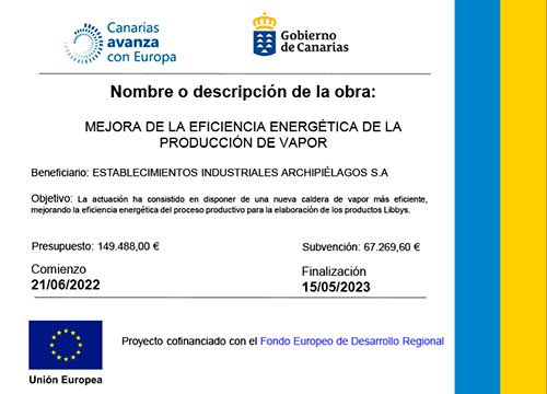 Ayudas para la eficiencia energética de la producción de vapor